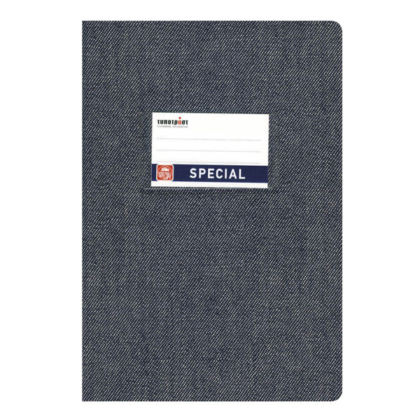Typotrust Τετράδιο Jeans Σκούρο Μπλε Ριγέ 17x25cm 50 Φύλλα (TYP4161)