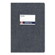 Typotrust Τετράδιο Jeans Σκούρο Μπλε Ριγέ 17x25cm 50 Φύλλα (TYP4161)