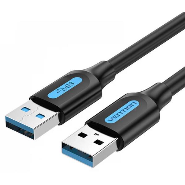 VENTION Καλώδιο USB 3.0 Type A Male σε A Male 2M Μαύρο (CONBH)