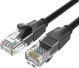 Καλώδιο δικτύου UTP CAT6 Vention IBEBF RJ45 Ethernet 1000Mbps 1m μαύρο