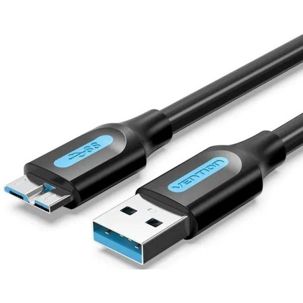 VENTION Καλώδιο USB 3.0 A Male to Micro B Male, 0.25m, Μαύρο