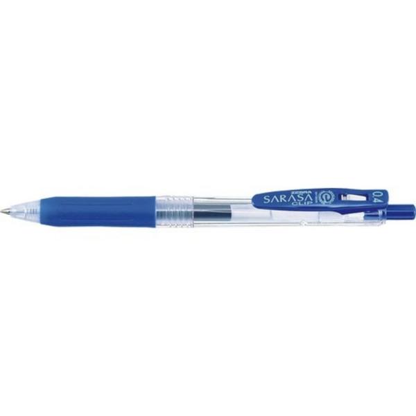 Zebra Sarasa Clip Gel Pen 0.4mm, Μπλε Στυλό Gel, ZB-14302