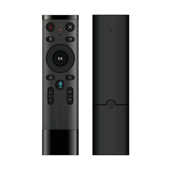 Wireless remote control No brand Q5, Air mouse, USB 2.4GHz, Microphone, IR learning, Black - 13054