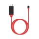 Καλώδιο Earldom ET-WS8, Type C MHL - HDMI, 2.0m, Κόκκινο - 14930