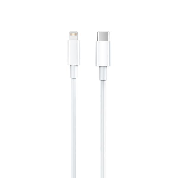 Кαλώδιο δεδομένων No brand, Type-C to Lightning, 1.0m, Λευκο - 14990