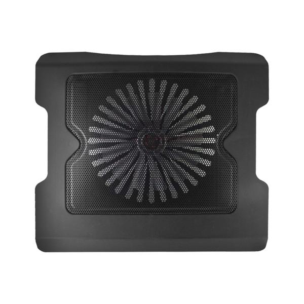 Cooler pad 12-15" 2xUSB, ΟΕΜ, Μαύρο - 15047