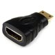 Αντάπτορας HDMI to Mini HDMI, DeTech, Μαύρο - 17125