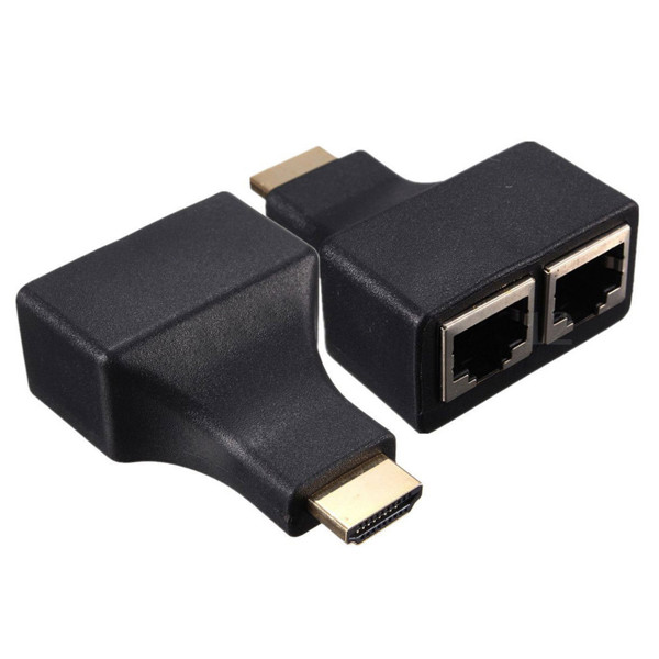 Extender HDMI μέσω LAN CAT-5e/6, OEM, Μαύρο - 17165