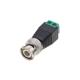 Connector DeTech, BNC M - Screw Terminal, 10pcs., Black - 17168