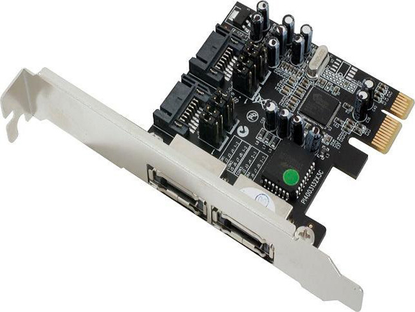 κάρτα για τον υπολογιστή eSATA and  SATA PCIe Adapter Card No brand  -17476