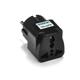 Αντάπτορας No brand WD-9, UK/US to EU Schuko, 220V, Υψηλής Ποιότητας, Μαυρο - 17703