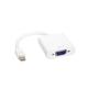 Μετατροπέας Mini DP M - VGA 10cm, DeTech, Λευκό - 18155