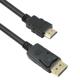 Καλώδιο DeTech DP σε HDMI, 1.8m, Μαύρο - 18222