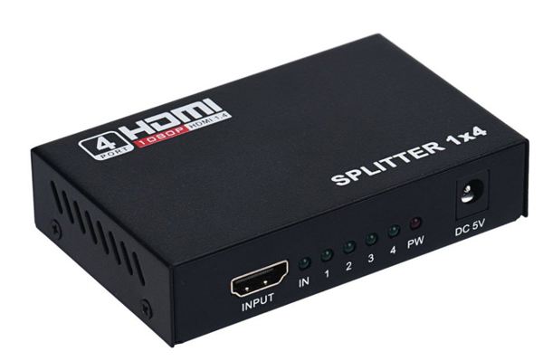 Splitter HDMI σε 4xHDMI με παροχή ρεύματος  - 18263