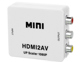 Μετατροπέας HDMI σε AV (3xRCA), OEM, Λευκό - 18301