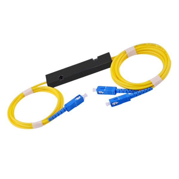 Fiber-optic splitter DeTech, 1x2, SC, UPC - 18349