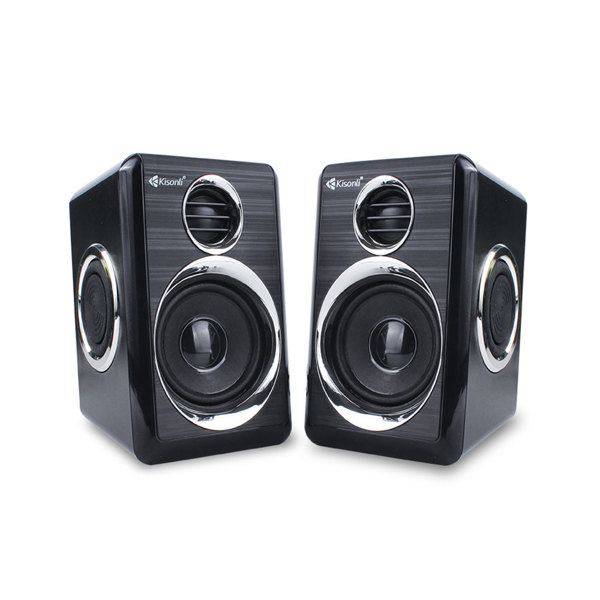 Ηχεία Kisonli T-005, 2x3W, USB, Μαυρο - 22157
