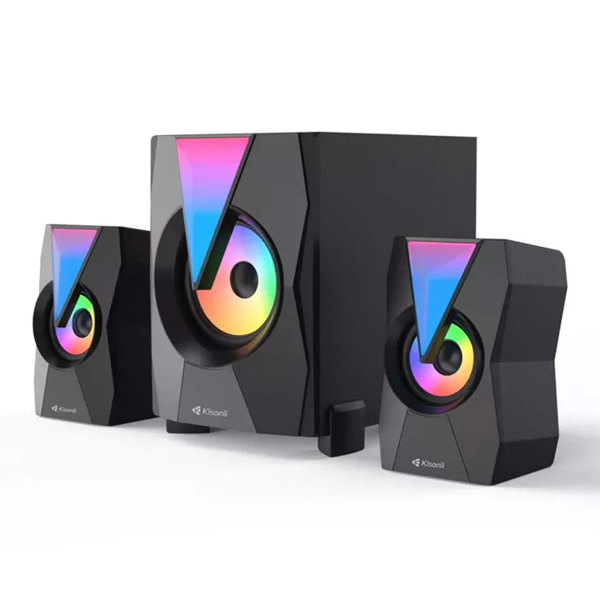 Ηχεία Kisonli TM-4000U, Bluetooth, USB, AUX, SD, FM, 8W+2x4W, Μαυρο - 22221