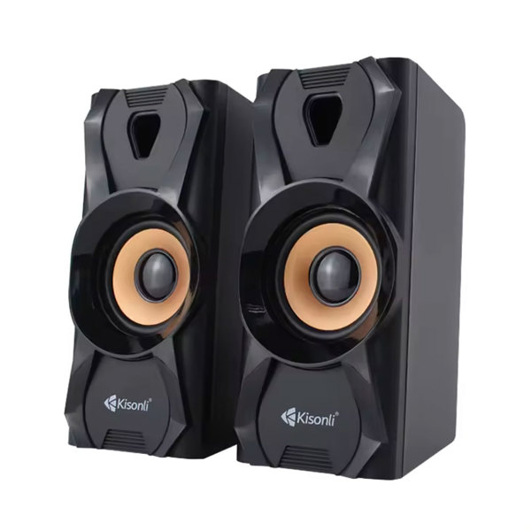 Ηχεία Kisonli U-9003, AUX, 2x3W, Μαυρο - 22252