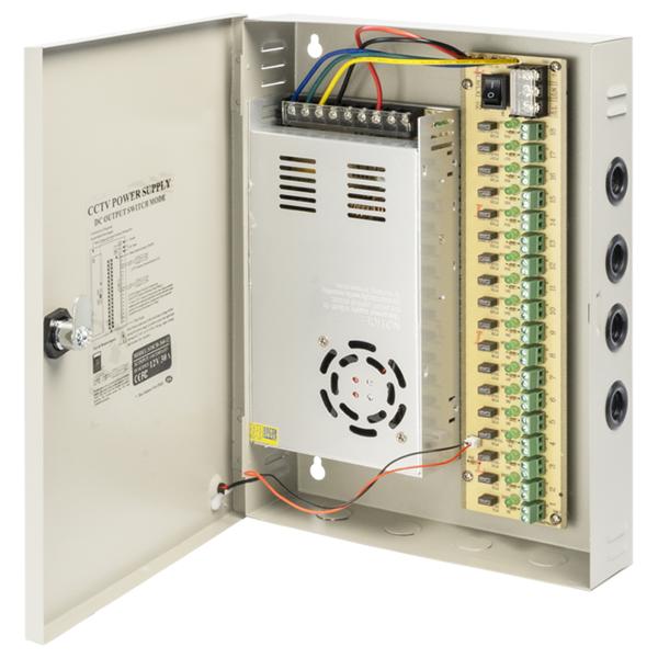 Τροφοδοτικό αυτονομίας No brand, 12V/30A, 18 Channel, Σε μεταλικὀ κουτἰ, Γκρί - 348