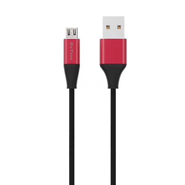 Kαλώδιο δεδομένων DeTech DE-C22M, Micro USB, 1.0m, Μαυρο - 40103