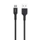 Kαλώδιο δεδομένων DeTech DE-C37M, Micro USB, 1.0m, Μαυρο - 40194