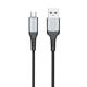 Kαλώδιο δεδομένων DeTech DE-43M3, Micro USB, 3.0m, Μαυρο - 40262