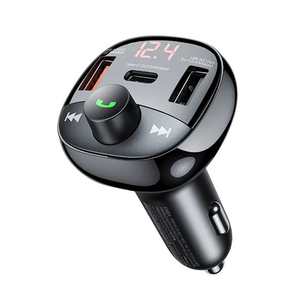 Μεταδότης Remax Lodi RCC331, Bluetooth, 54.5W, Μαυρο - 40339