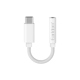 Adapter Earldom ET-OT69 Type-C to 3.5mm F, 0.12m, White - 40367