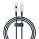 Data cable Baseus Unbreakable, Type-C - Type-C, 100W, PD, 1.0m, Black - 40425