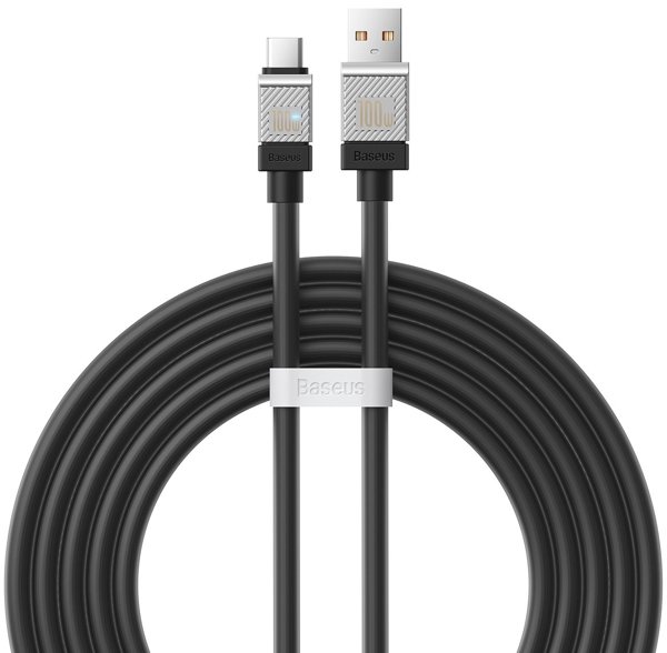 Data cable Baseus CoolPlay, Type-C, 100W, 2.0m, Black - 40447