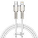 Data cable Baseus Cafule, Type-C - Lightning, 20W, 1.0m, White - 40476