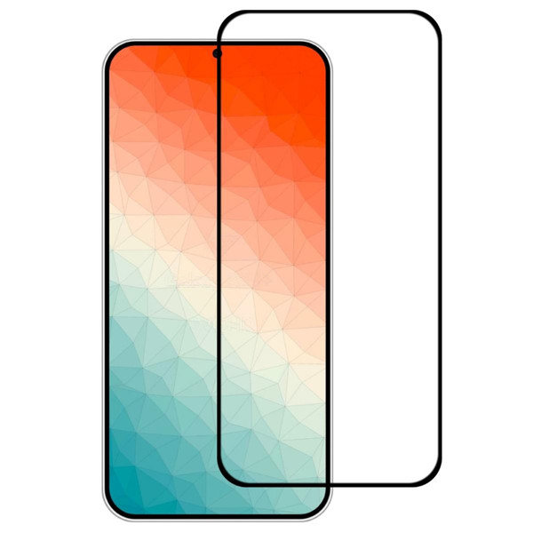 Tempered Glass DeTech, for Samsung Galaxy S24 Plus, 3D Full Glue, 0.3mm, Black - 52751