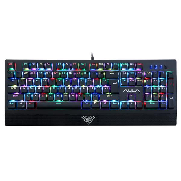 Mechanical Gaming Πληκτρολόγιο Aula S2018, Μαυρο - 6144