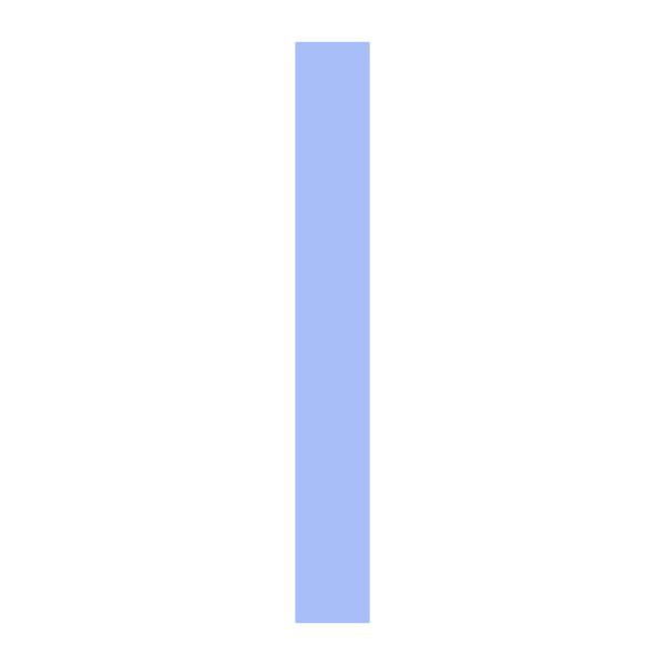 Thermal pad No brand, 200x24x1mm, Blue - 63067