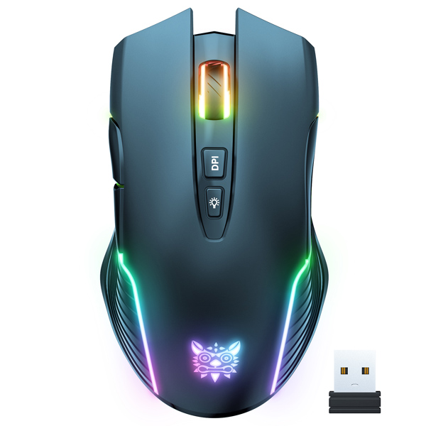 Gaming Ποντίκι Onikuma CW905, Wirelss, RGB, 7D, Μαύρο - 770