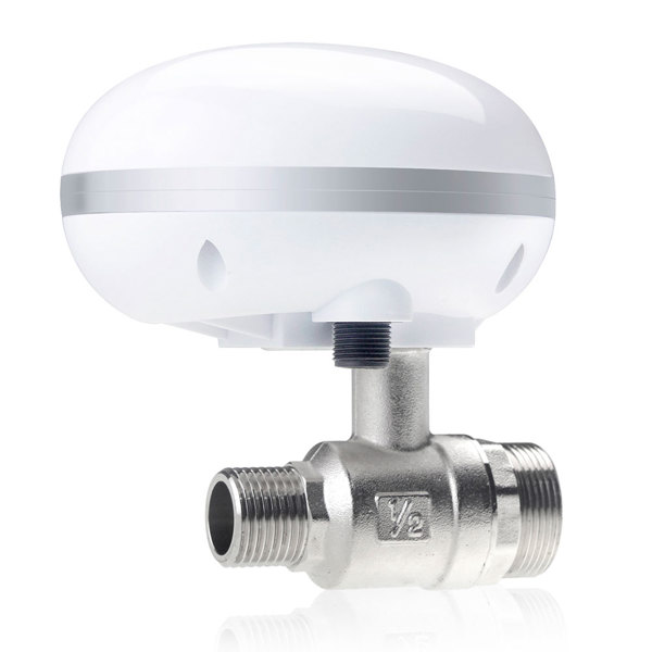 Smart valve No brand PST-QT-03, Timer, 1/2, Wi-Fi, Tuya Smart, White - 91008