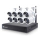 Camera kit No brand PST-TWK08BM, 8 cameras, 2.0Mp, Full HD, NVR, Wi-Fi - 91036