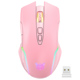 Gaming Ποντίκι Onikuma CW905, Wirelss, RGB, 7D, Ροζ - 769