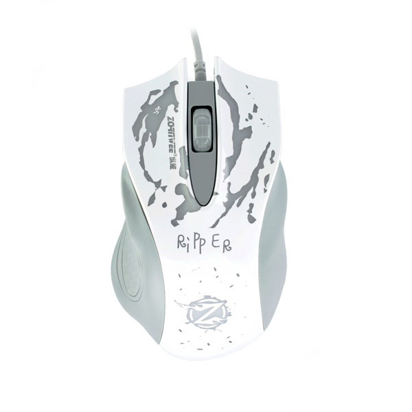 Ποντίκι Gaming ZornWee Ripper, Optical, Λευκό - 974