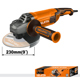 HOJITA Γωνιακός τροχός HOJITA 230mm 2400W