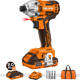 HOJITA Παλμικό κατσαβίδι HOJITA Brushless 170Nm μπαταρίας 20V ΣΕΤ Τσάντα
