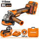 Γωνιακός τροχός HOJITA Brushless 115mm -3 ταχυτήτων μπαταρίας 20V