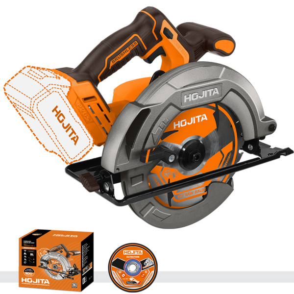 HOJITA Δισκοπρίονο ξύλου HOJITA Brushless 185mm μπαταρίας 20V SOLO