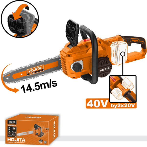 HOJITA Αλυσοπρίονο Brushless HOJITA 40cm μπαταρίας 40V SOLO