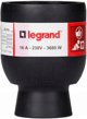 Πρίζα Σούκο Legrand 16A, Μαύρο Χρώμα, Μοντέλο 050179