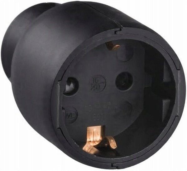 Πρίζα Σούκο Legrand 16A, Μαύρο Χρώμα, Μοντέλο 050179