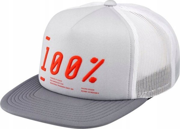 100% Καπέλο 100% TRANSFER trucker γκρι (NEW)