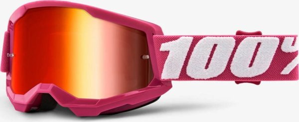100% Goggle Strata 2 Fletcher - Γυαλιά Off-Road Μηχανής με Κόκκινο Καθρέφτη Anti-Fog (LT 38%)
