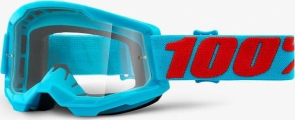 100% Γυαλιά Μοτοκρός Strata 2 Summit, Διαφανής Αντιθαμβωτικός Φακός (LT 88%-92%)